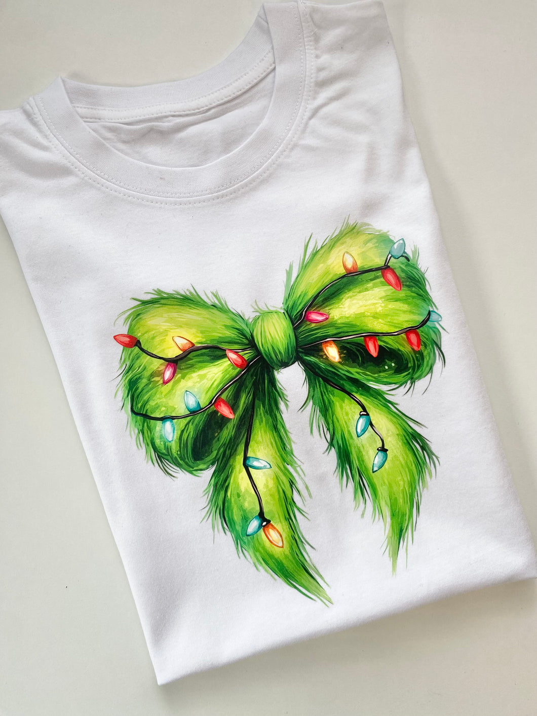 Green Lights Bow T Shirt