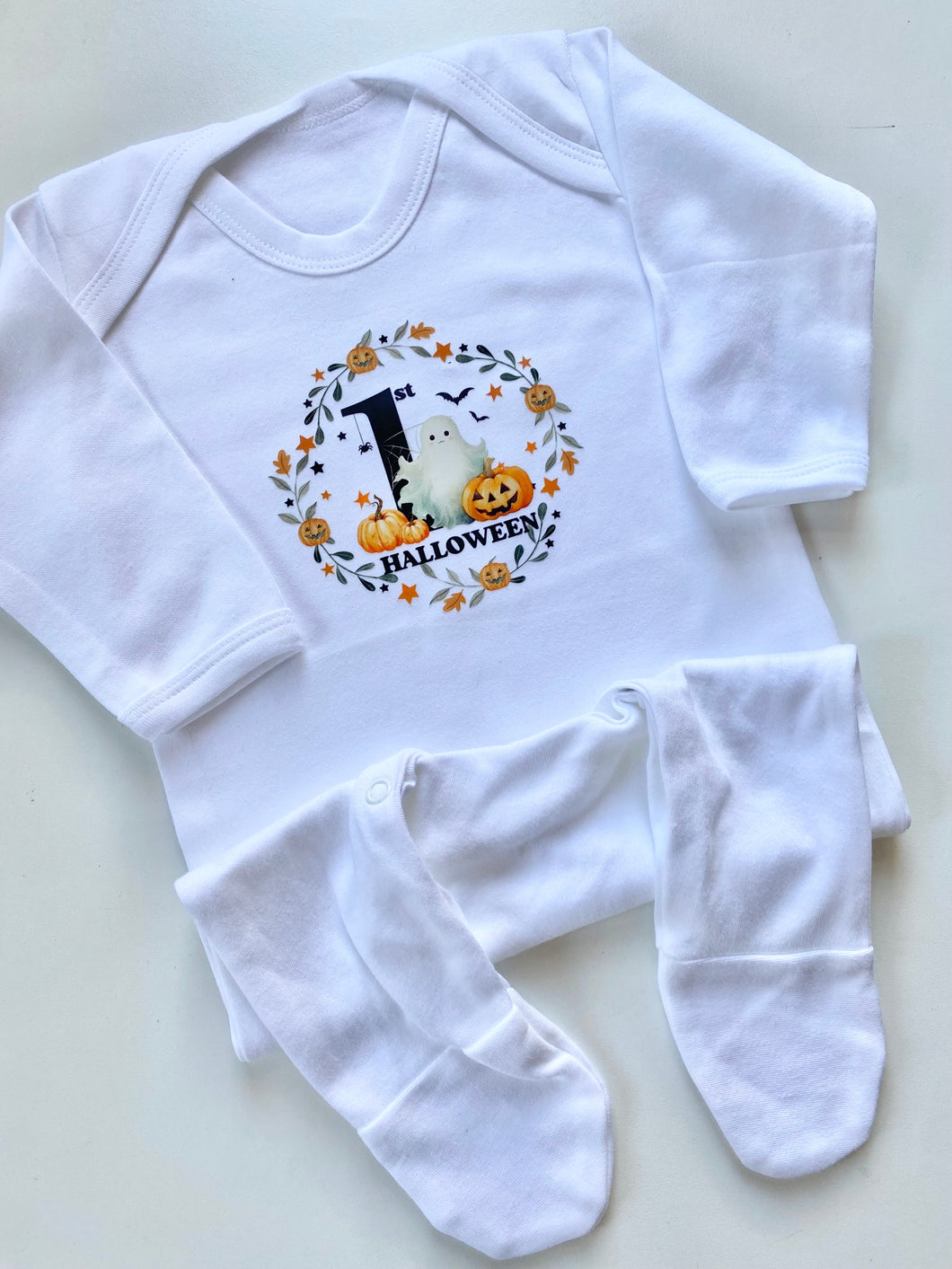 1st Halloween Baby Grow