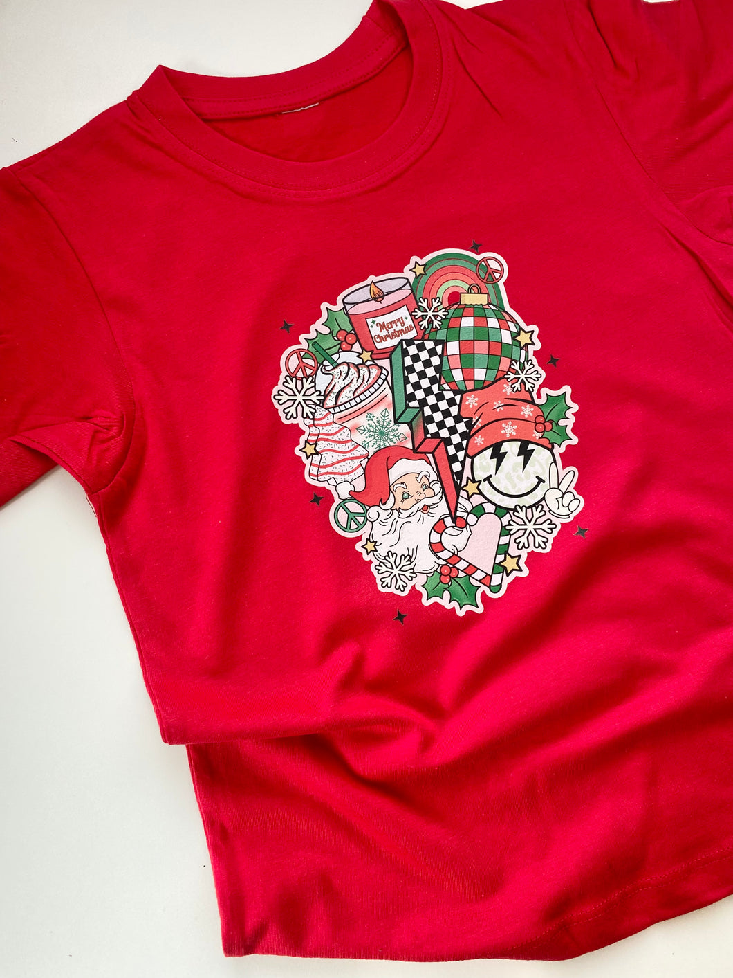 Santa Checker T shirt