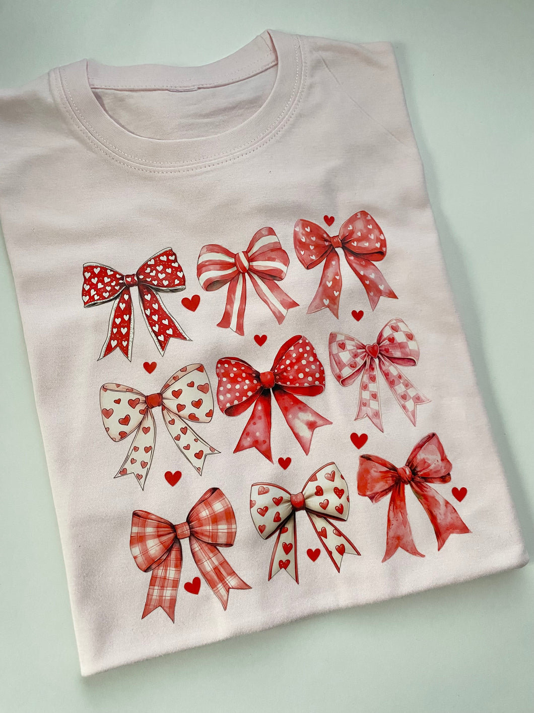 Bow Valentines T Shirt