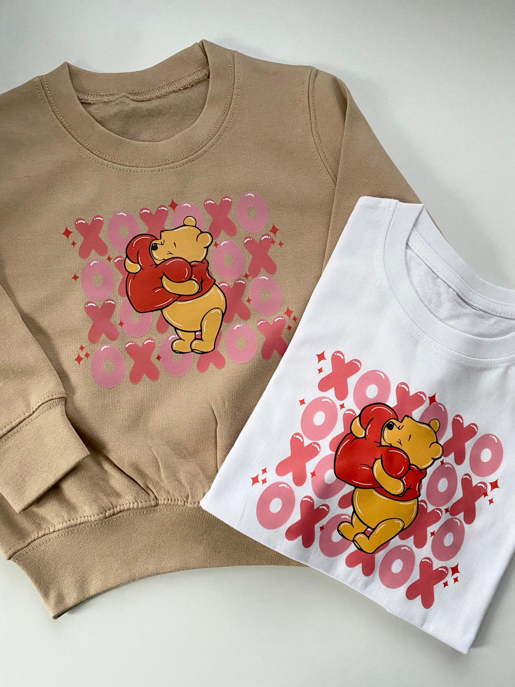 Bear Xoxo Valentines Kids Sweatshirt