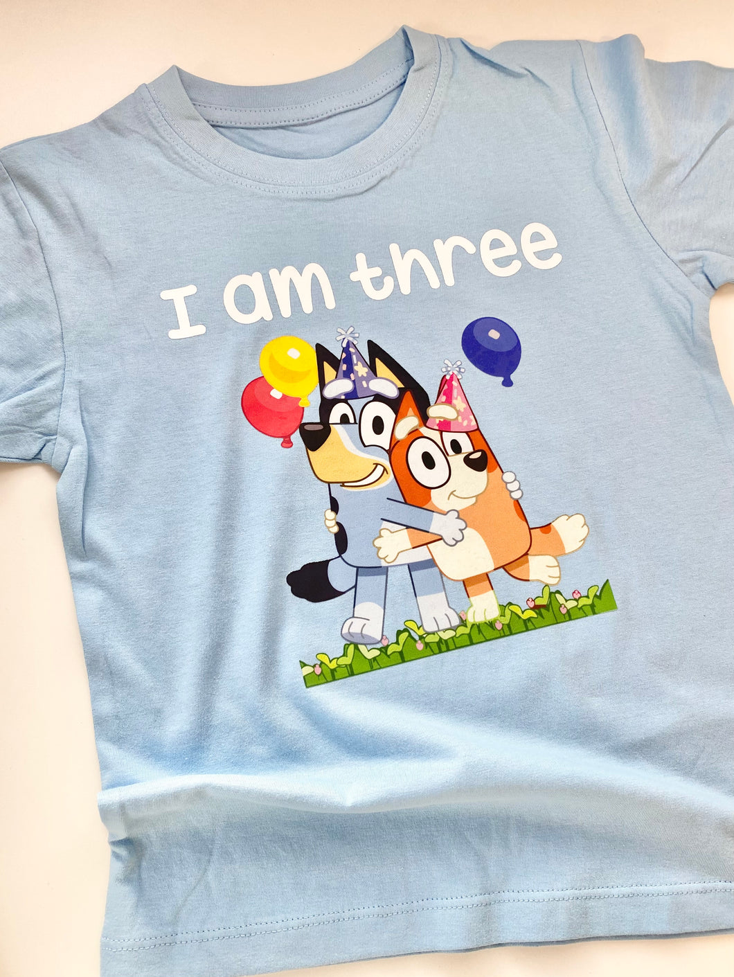 Blue Birthday T Shirt