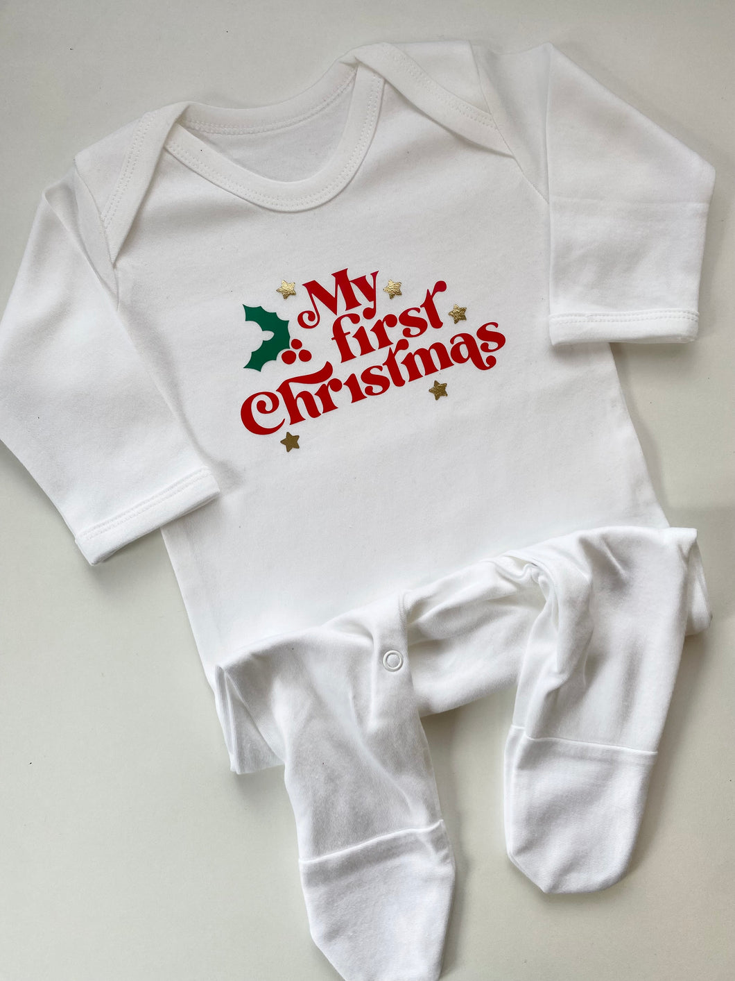 My First Christmas Baby Gro