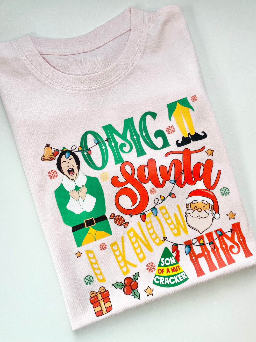 Santa I Know Him Elf T Shirt