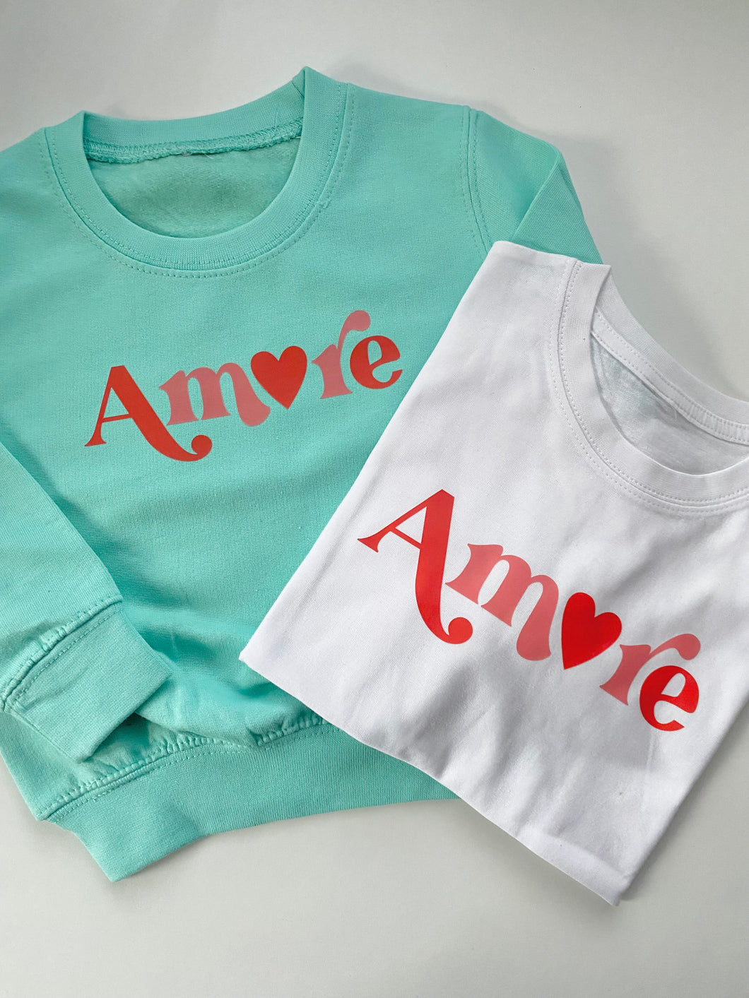 Amore Valentines Kids Sweatshirt