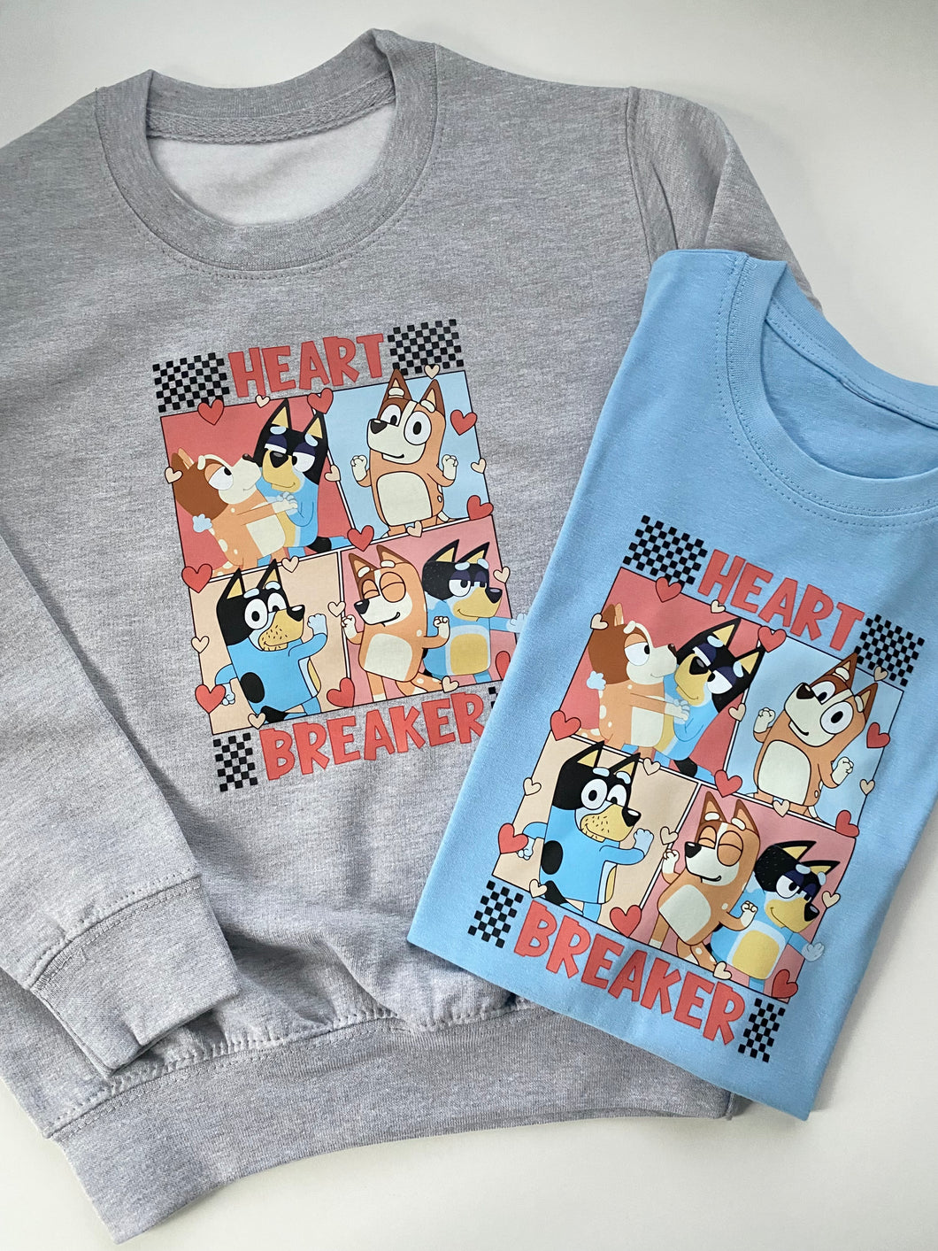 Heart Breaker Dog Valentines Kids Sweatshirt