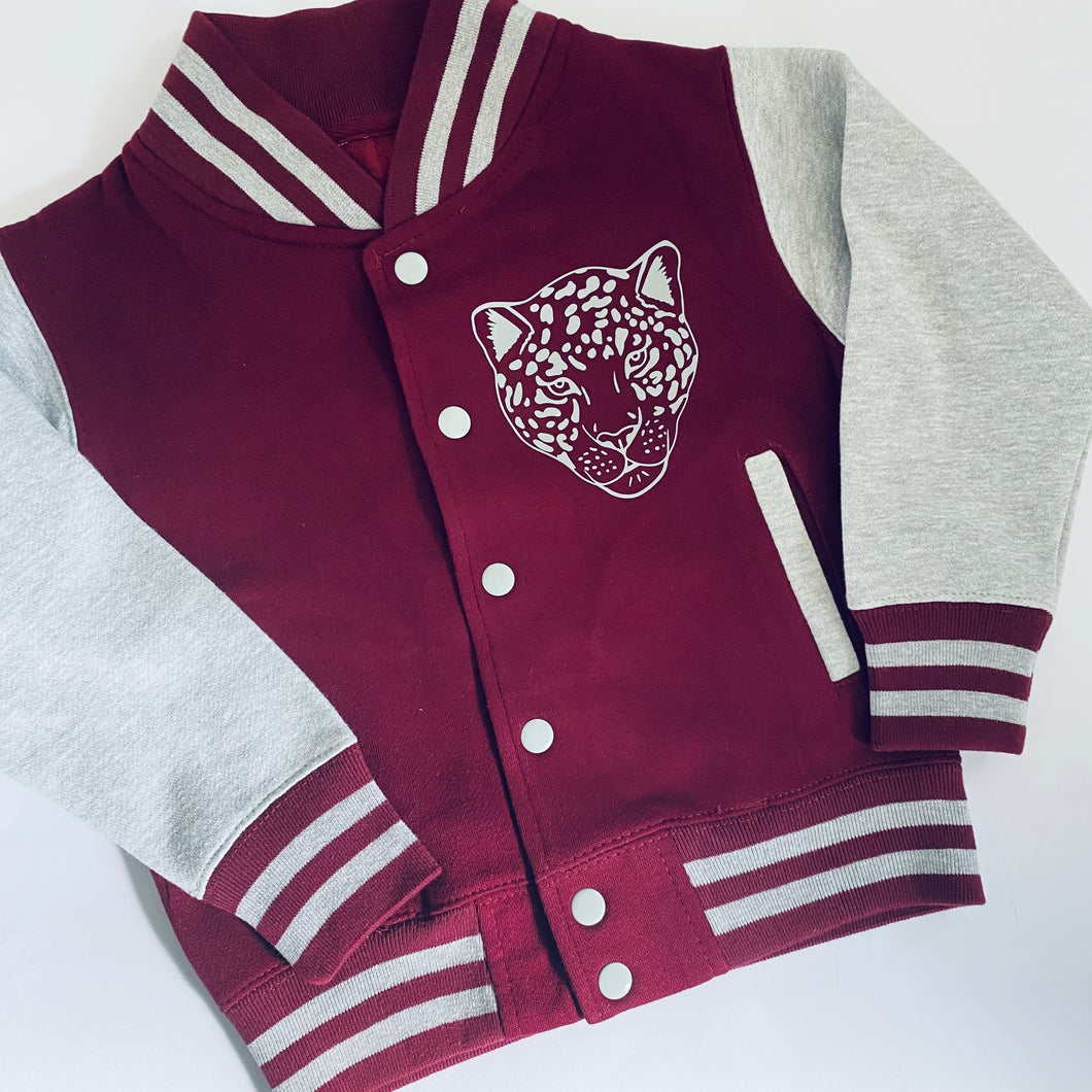 Leopard 2025 varsity jacket